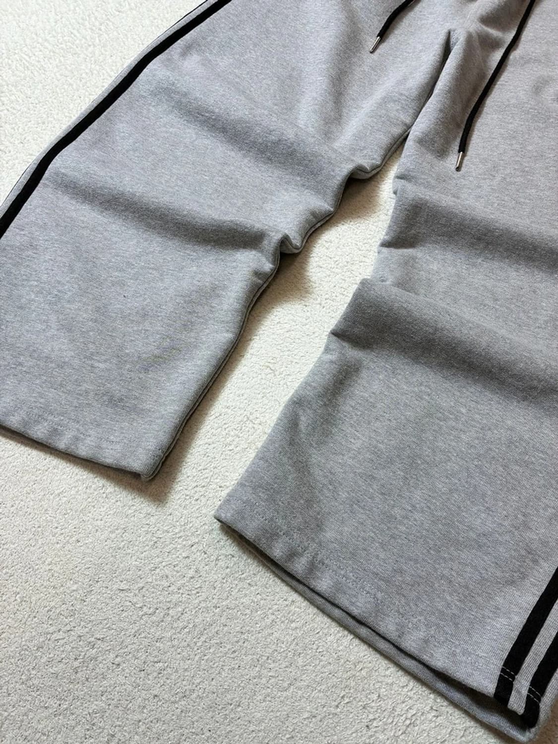 본투윈 크롬 B 로고 트랙 라인 와이드 팬츠 PN6965 상품이미지5