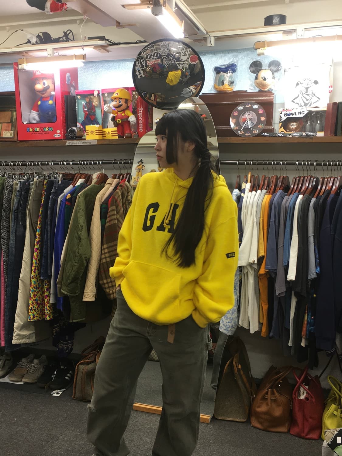 GAP 갭 플리스 후드 티셔츠 상품이미지1