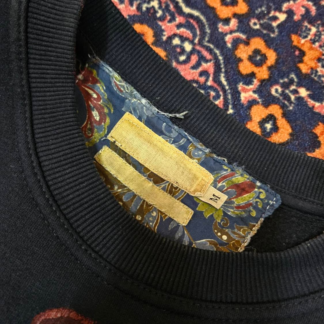 알렉산드로 게라르데 in Italy 19fw 핸드 프린팅 워싱 기모 맨투 상품이미지4