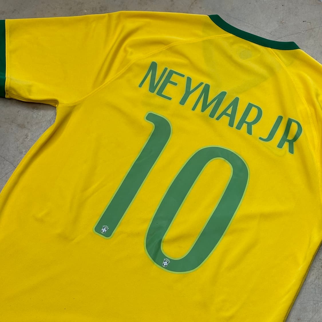 🫶🏻나이키 드라이핏 2014브라질 국가대표 No.10 네이마르 유니폼 상품이미지2