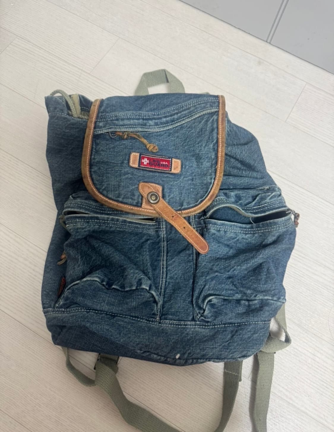 데님 빈티지 가방 백팩 상품이미지1