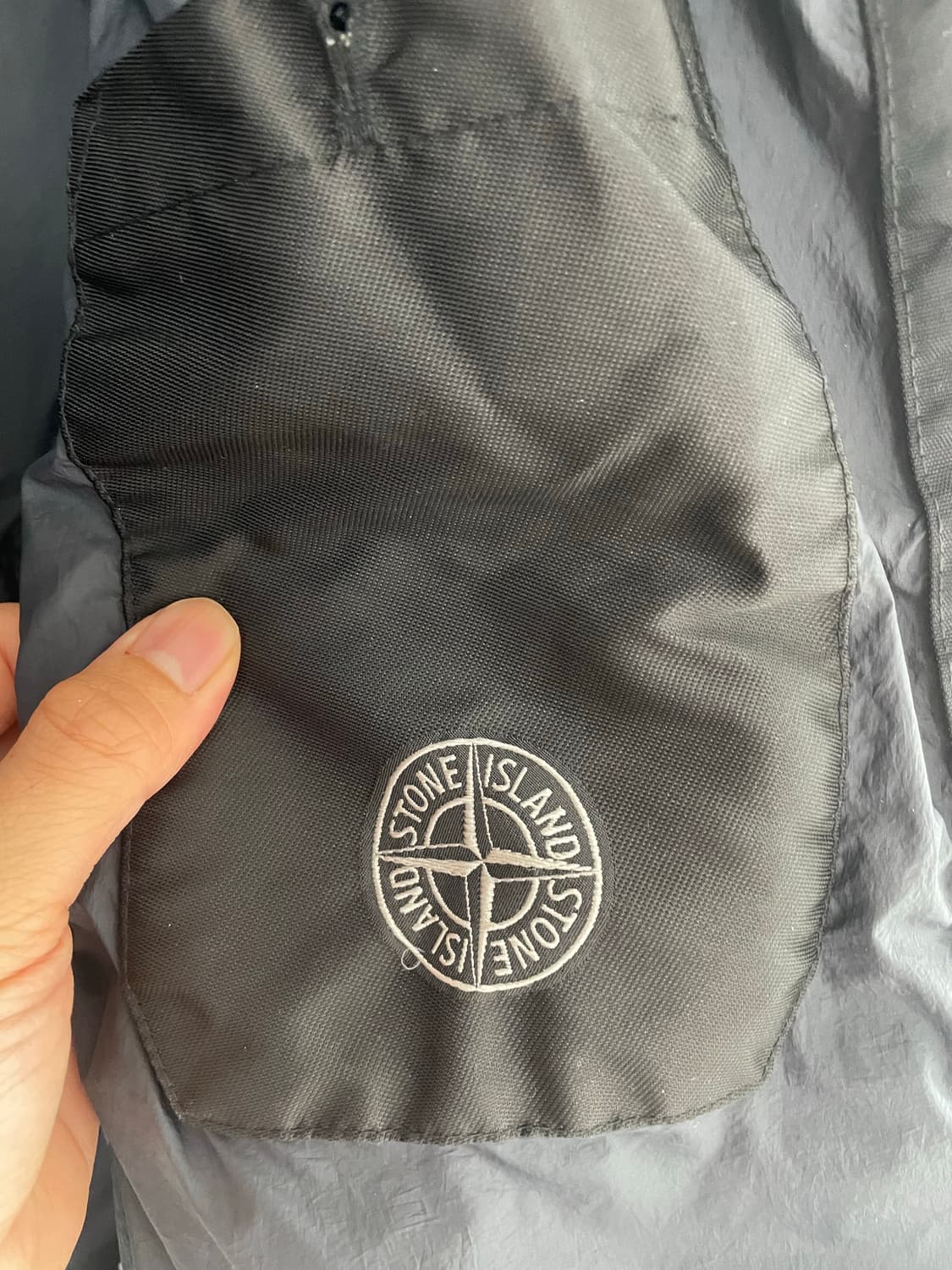 스톤아일랜드 21FW 가먼트다이드 크링클랩스 패딩 블랙 XXL 상품이미지7