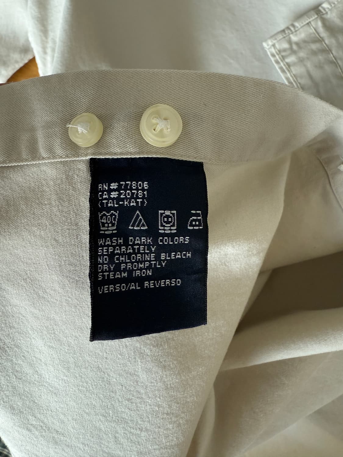 올드 타미힐피거(TOMMY HILFIGER) 블랭크 셔츠 상품이미지7