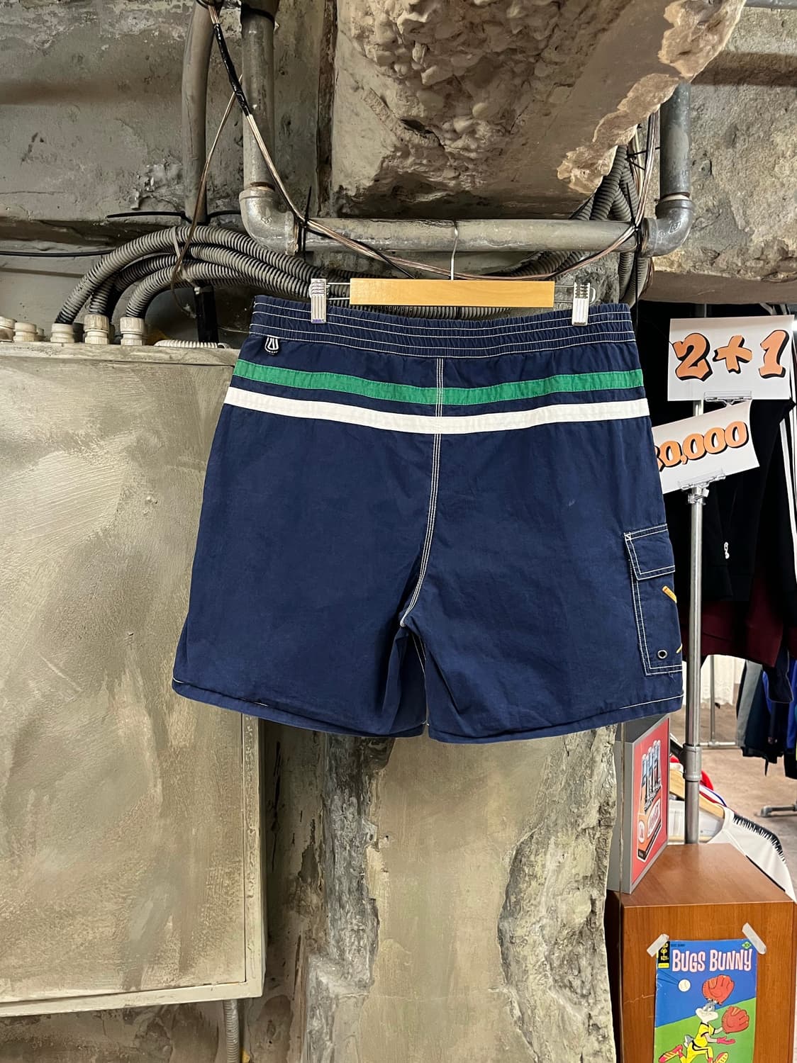 폴로 랄프로렌 밴딩 하프 팬츠 네이비 L #csz3718 상품이미지2