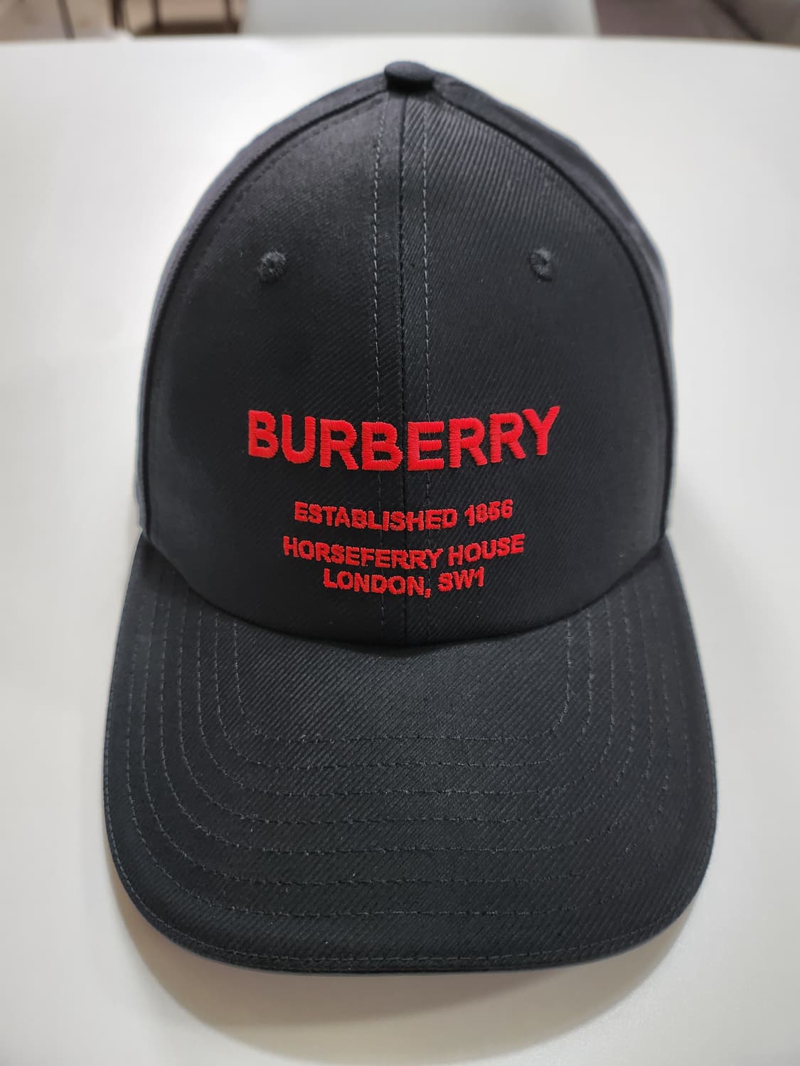 버버리 야구모자 검정 정품 상품이미지1