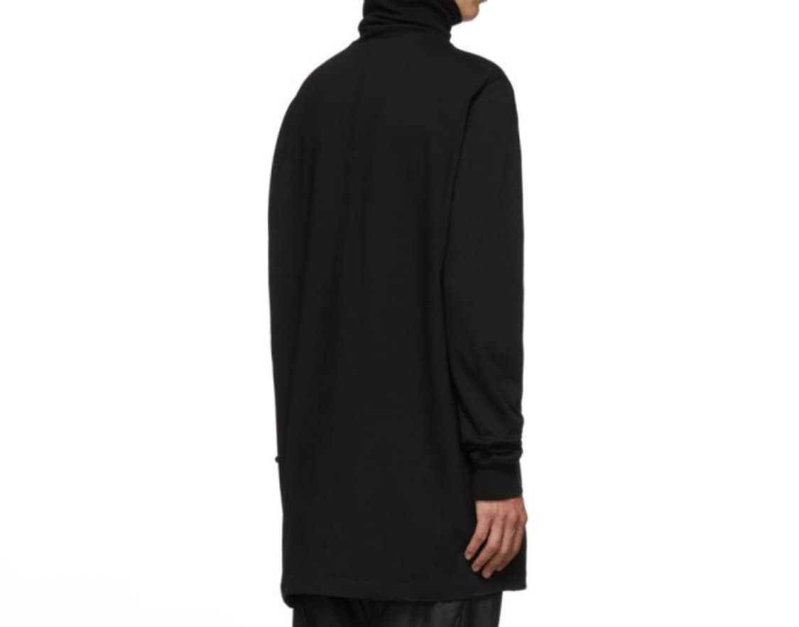 Rick Owens Black Surf T-Shirt 상품이미지3