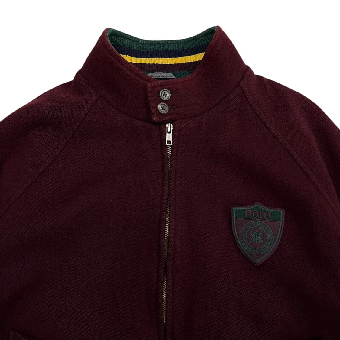 폴로 랄프로렌 버건디 브리티쉬 스쿨 모직 자켓 M 상품이미지4