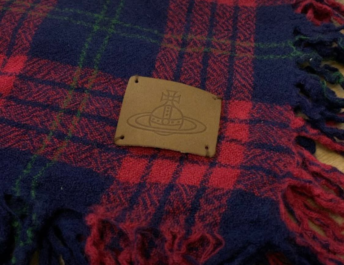 Vivienne Westwood 타탄체크 빅 숄 상품이미지2