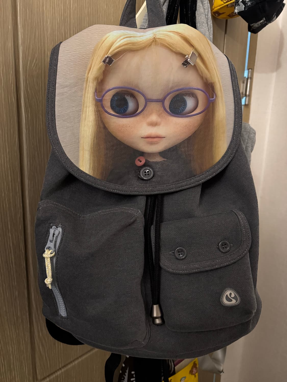 코이세이오 브라이스 피그먼트 백팩 차콜 블라이스 상품이미지7