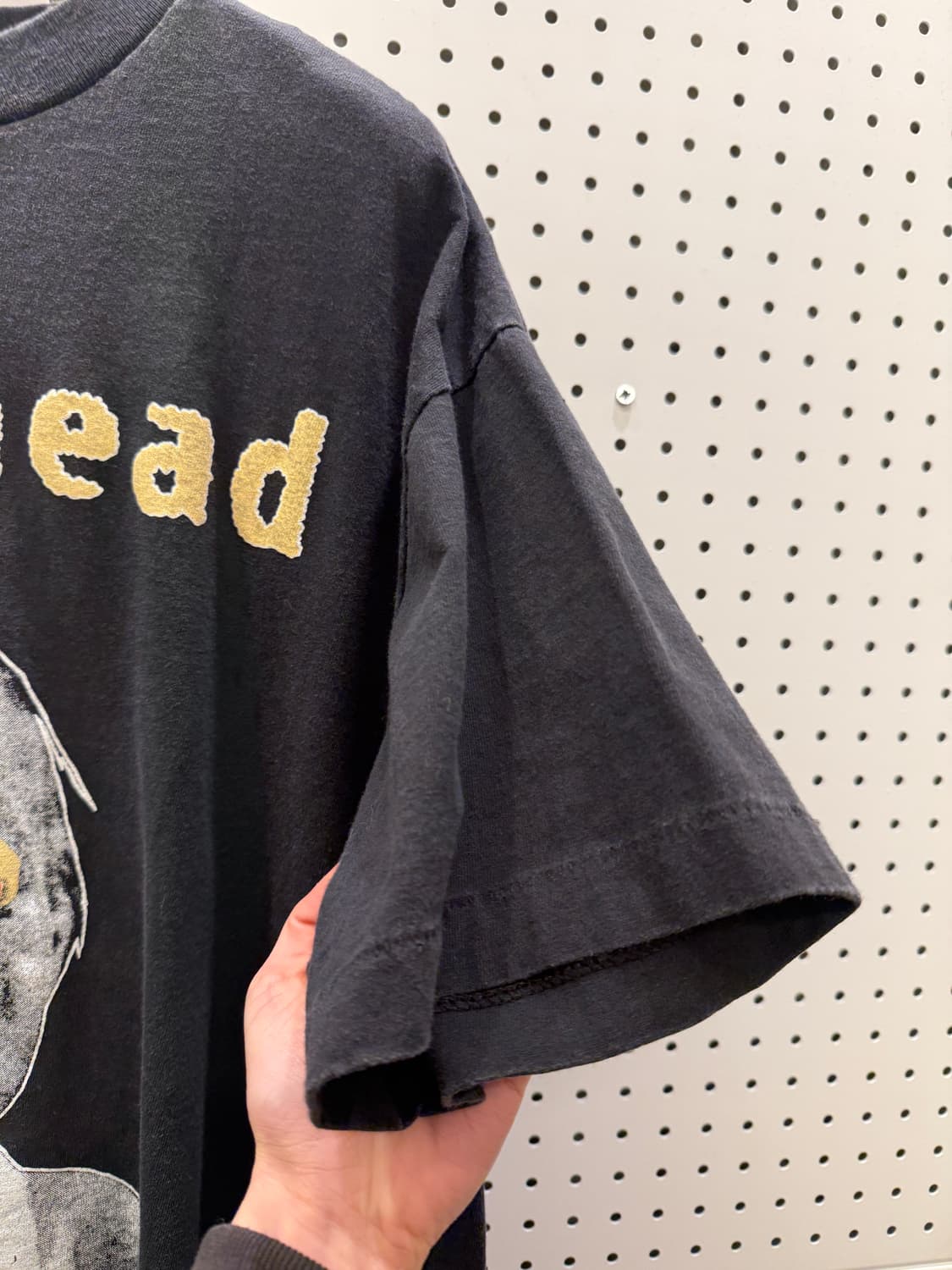 라디오헤드 프린트 베이비 그래픽 반팔 티셔츠 U408 상품이미지4