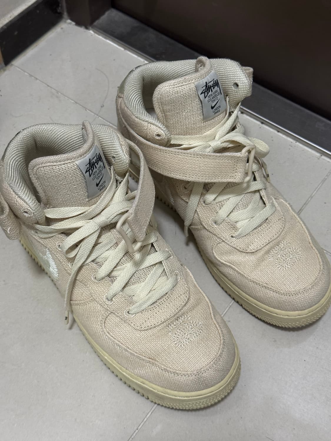 나이키 x 스투시 에어포스 미드 파슬 265 상품이미지1