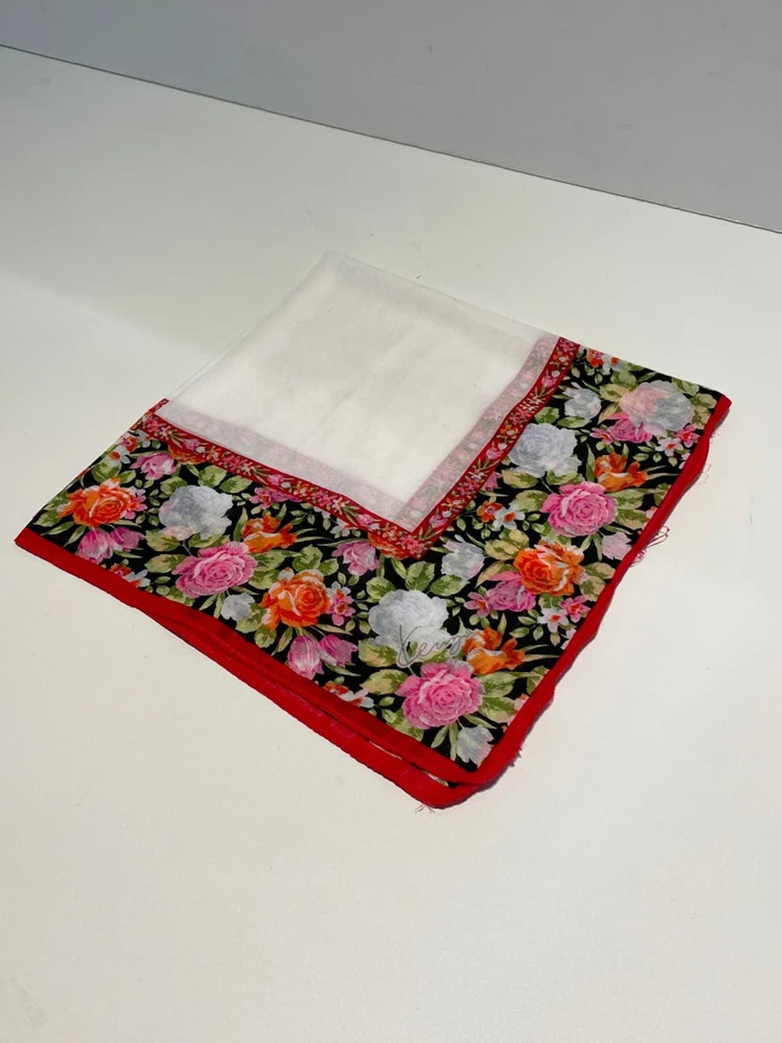 겐조 00s 재팬 플라워 패턴 쁘띠 손수건 A1458 상품이미지3