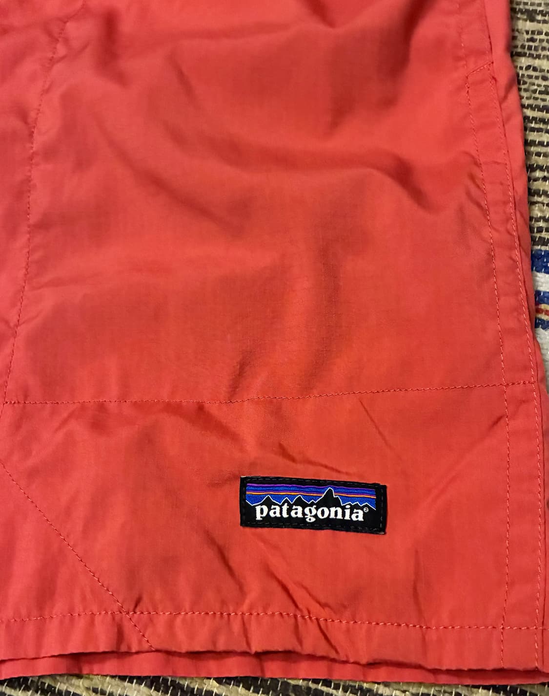 (M/28~33)파타고니아 배기스 5인치 반바지 쇼츠 피멘토레드 코랄 상품이미지3