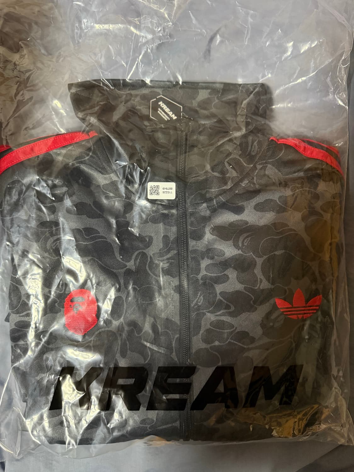 Adidas x BAPE 아디다스 베이프 트랙탑 US L Size 상품이미지2