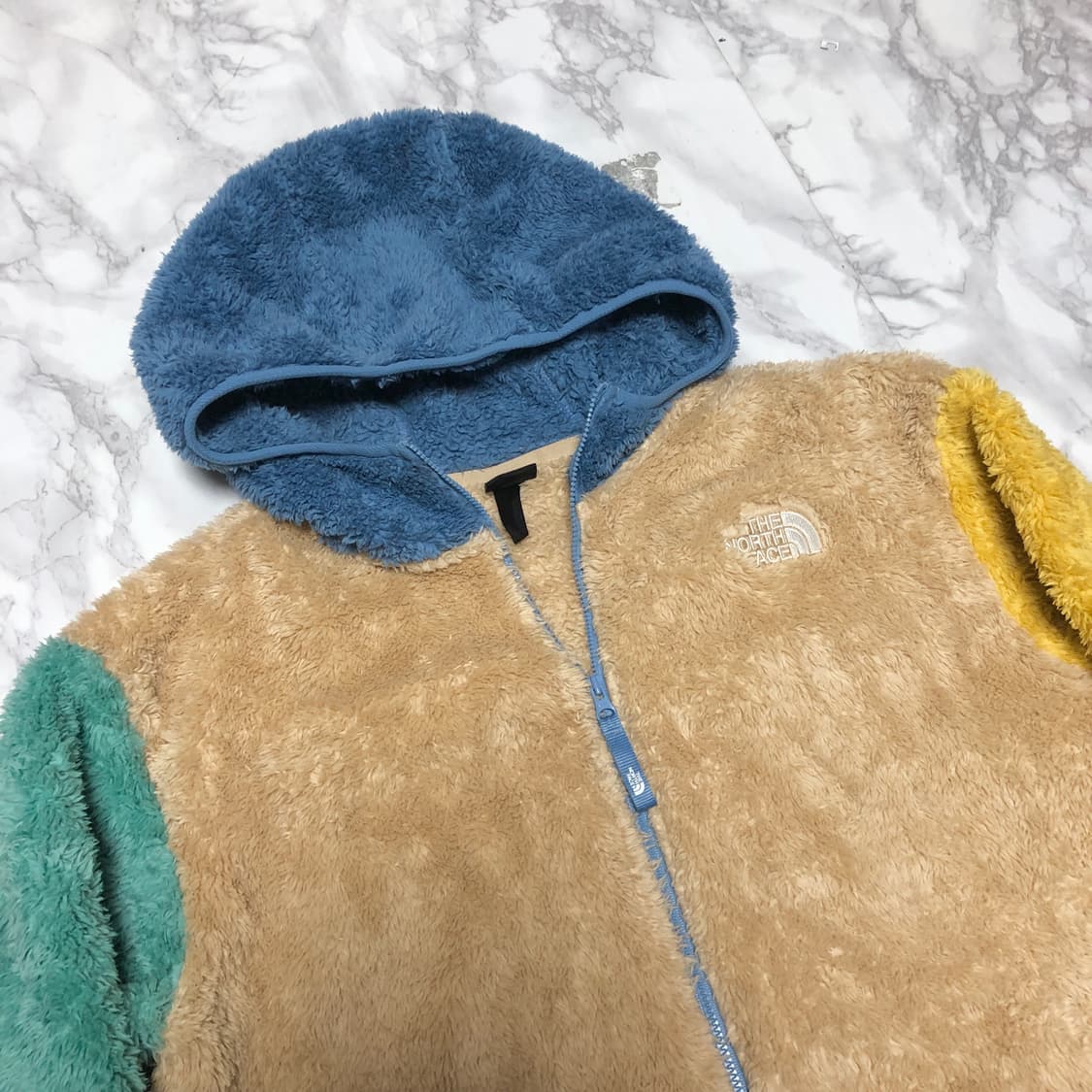 노스페이스 후리스 자켓 거의새거 컬러블록 상품이미지2