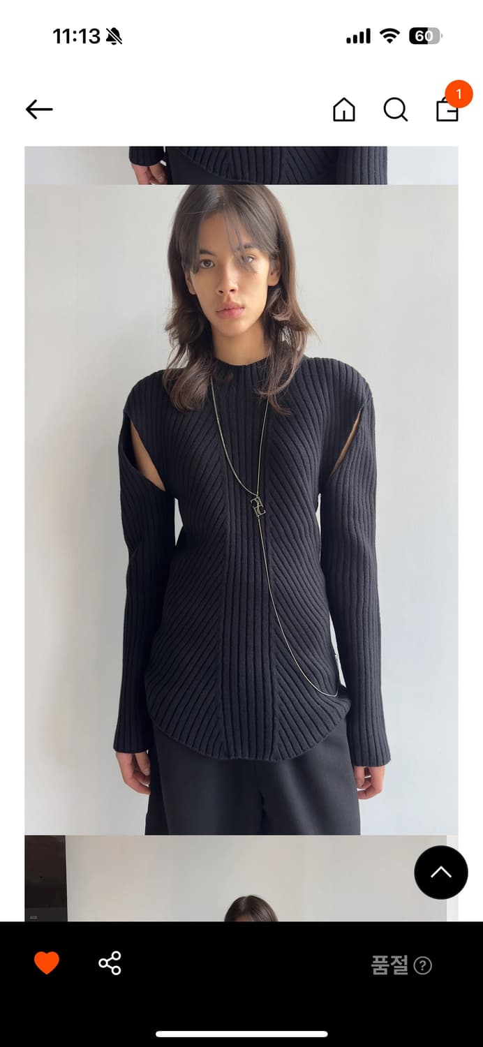 로우클래식 WHOLE GARMENT KNIT TOP 상품이미지2