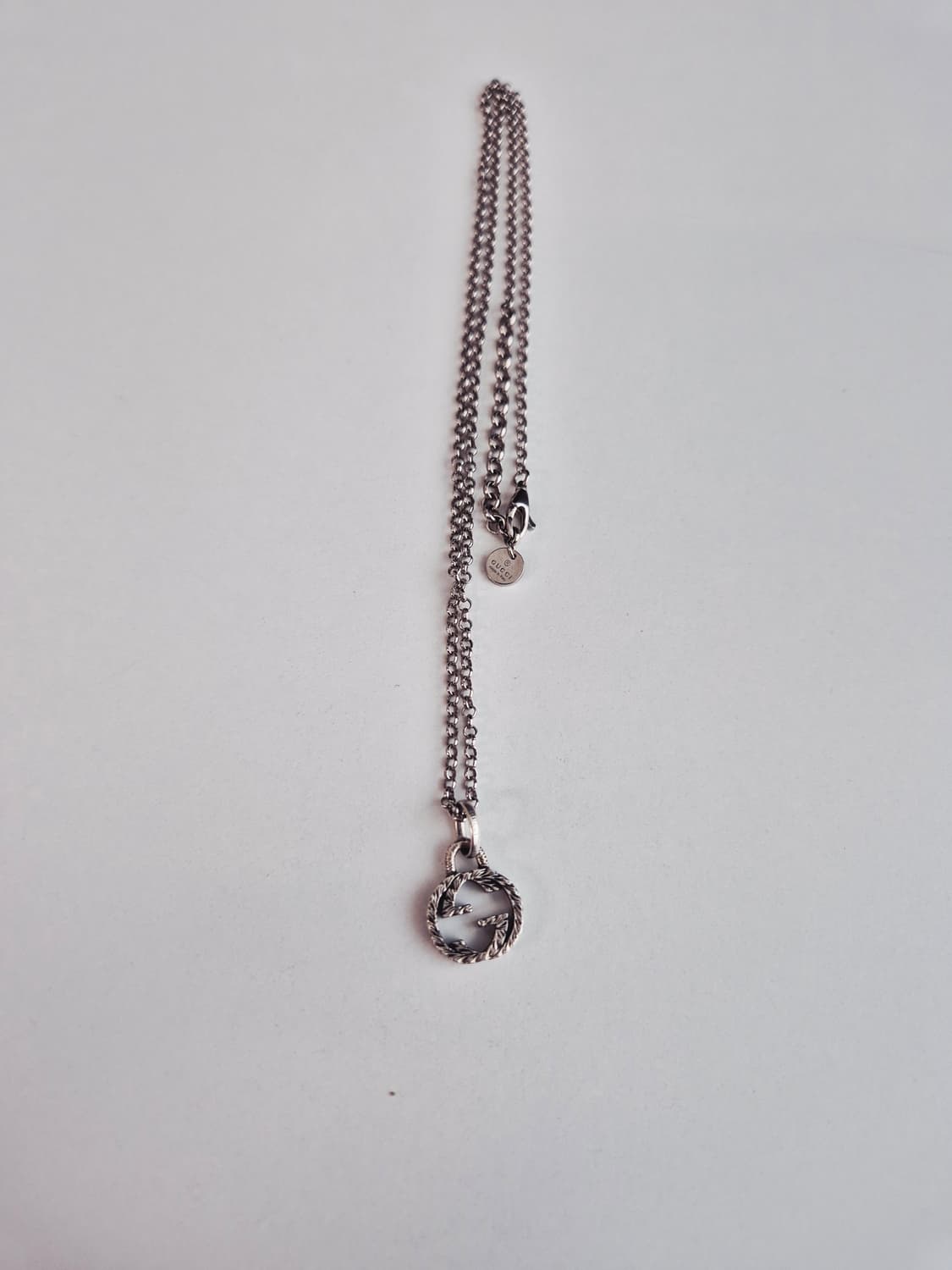 구찌 인터로킹 목걸이 남녀공용 (상태좋아요!) 상품이미지4