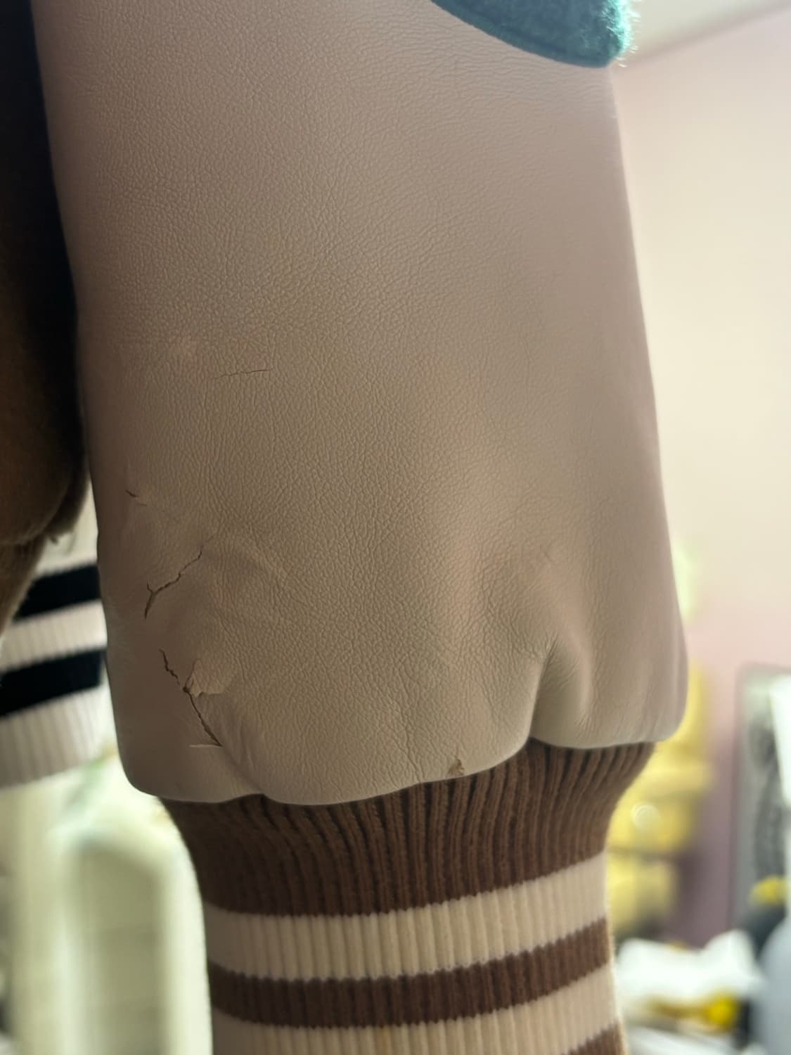 Msize 반디더핑크 테니스 바시티 자켓 상품이미지3