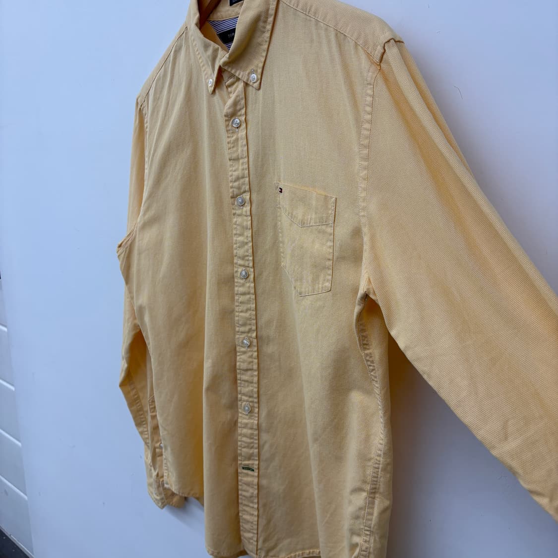 타미힐피거 옐로우 셔츠 남성 M 상품이미지3