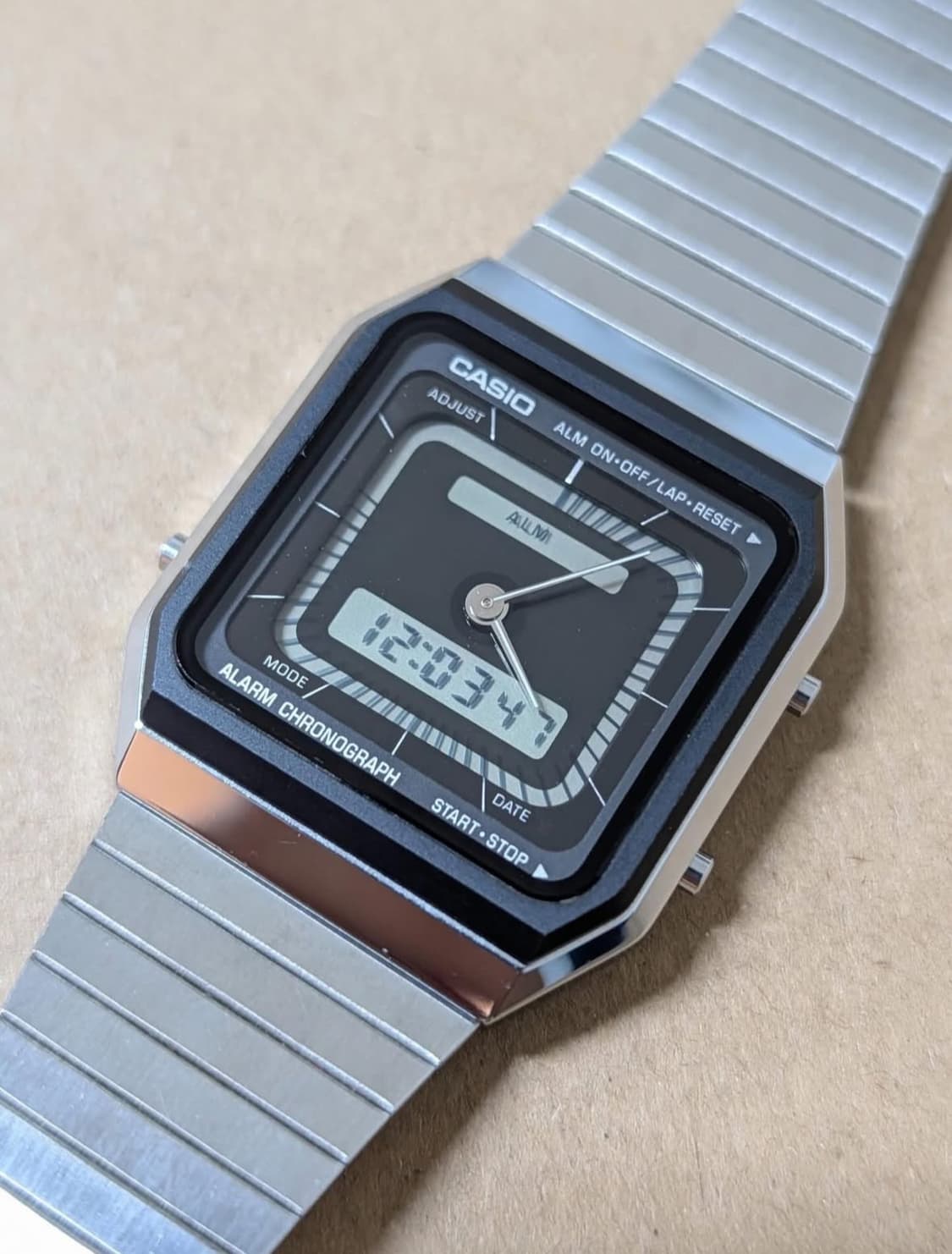 80s 카시오 빈티지 재팬 아나디지 시계 상품이미지1