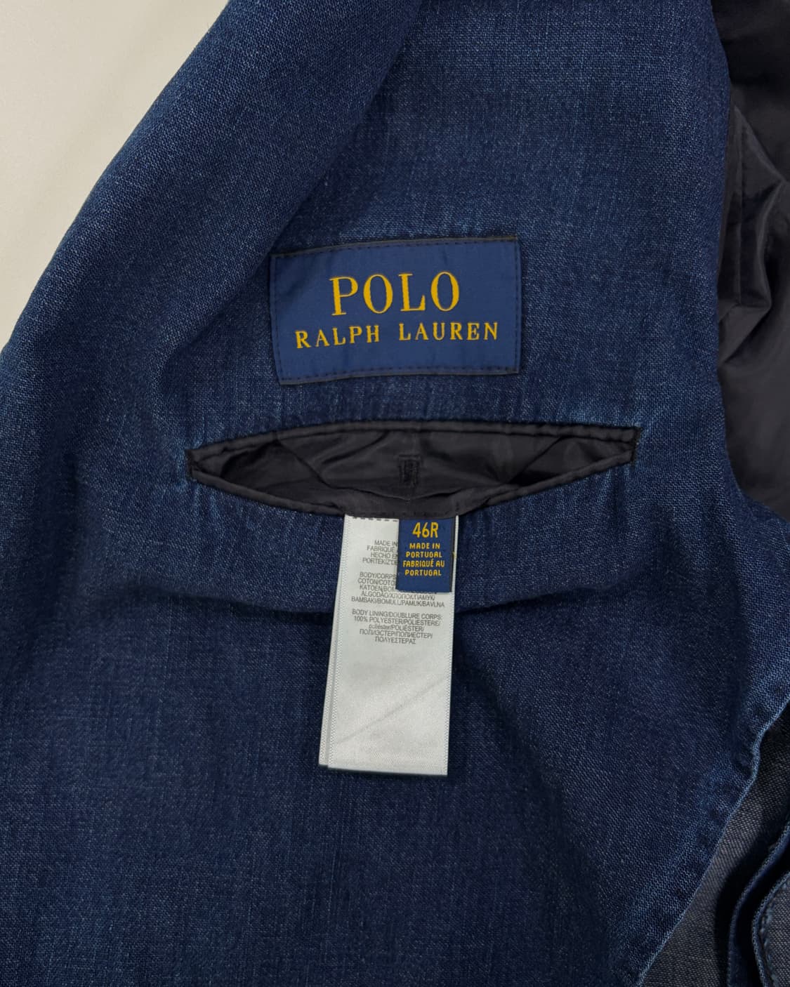 [XL]폴로 랄프로렌 인디고 데님 블레이저 자켓 상품이미지9