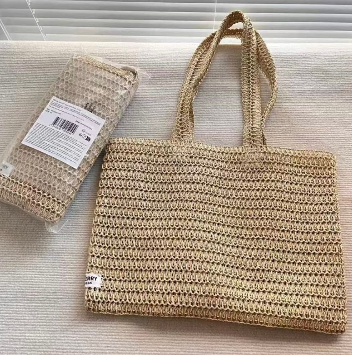 버버리 가디스 라탄 에코백 숄더백 상품이미지2