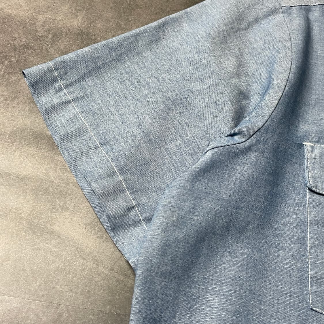 DICKIES 90s 디키즈 빈티지 샴브레이 반팔 워크 셔츠 A00990 상품이미지5