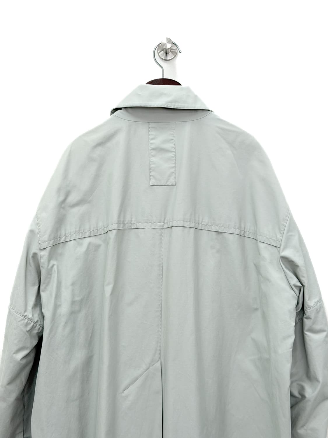 시스템 옴므 스냅 클로징 오버핏 롱코트 상품이미지5