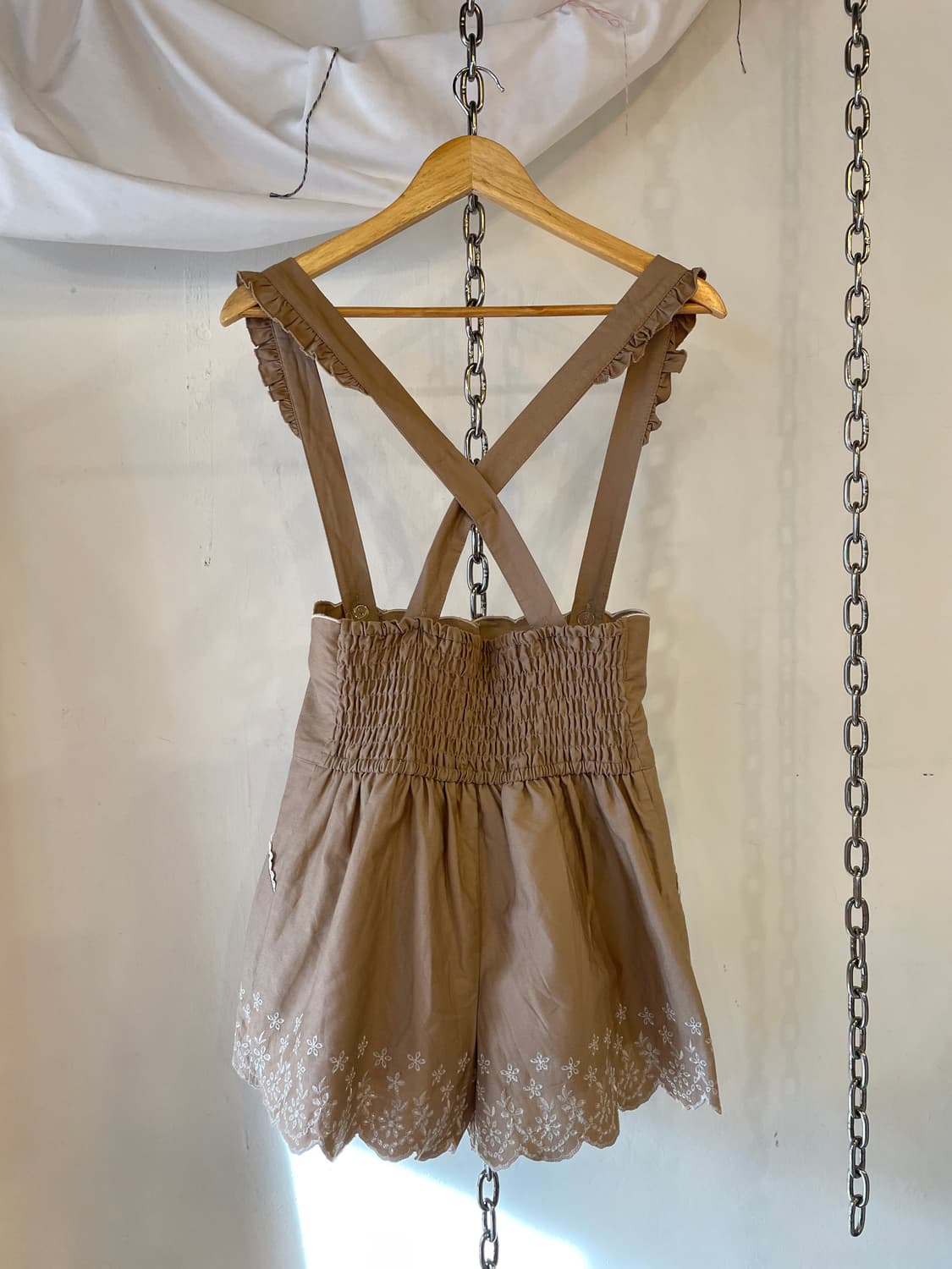 liz lisa 리즈리사 서스펜더 브라운 멜빵 팬츠 라떼 갸루 러블리 상품이미지7