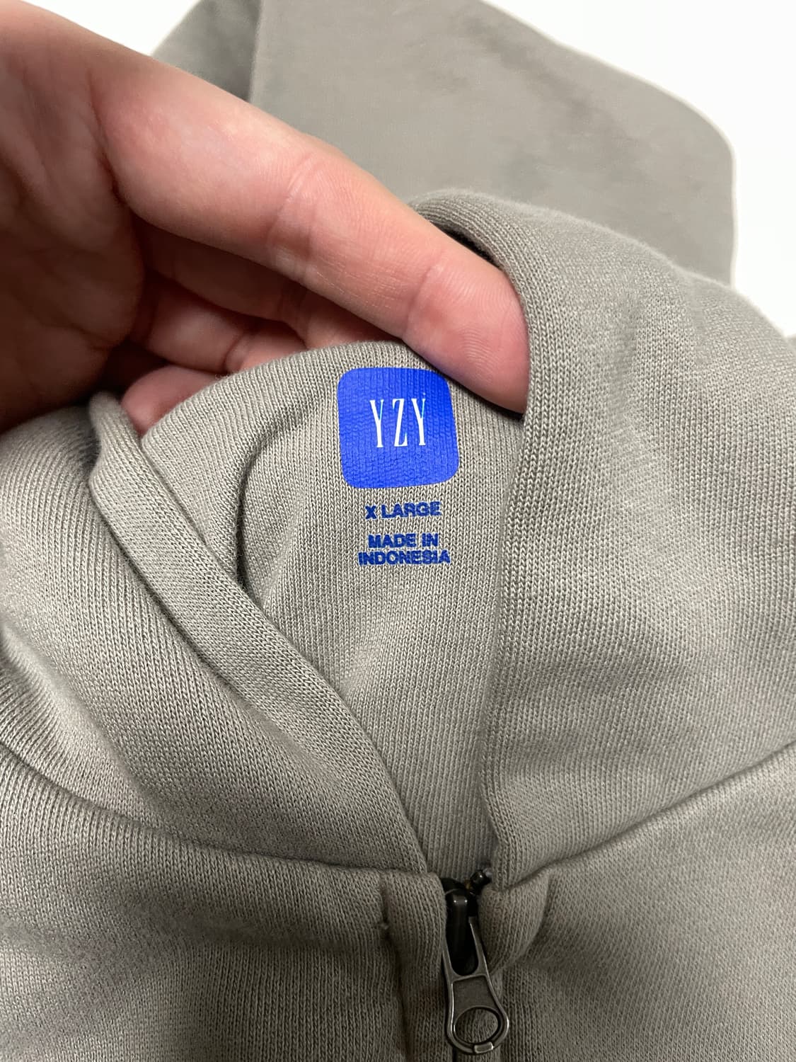 [XL] 이지 갭 후드 집업 그레이 상품이미지2