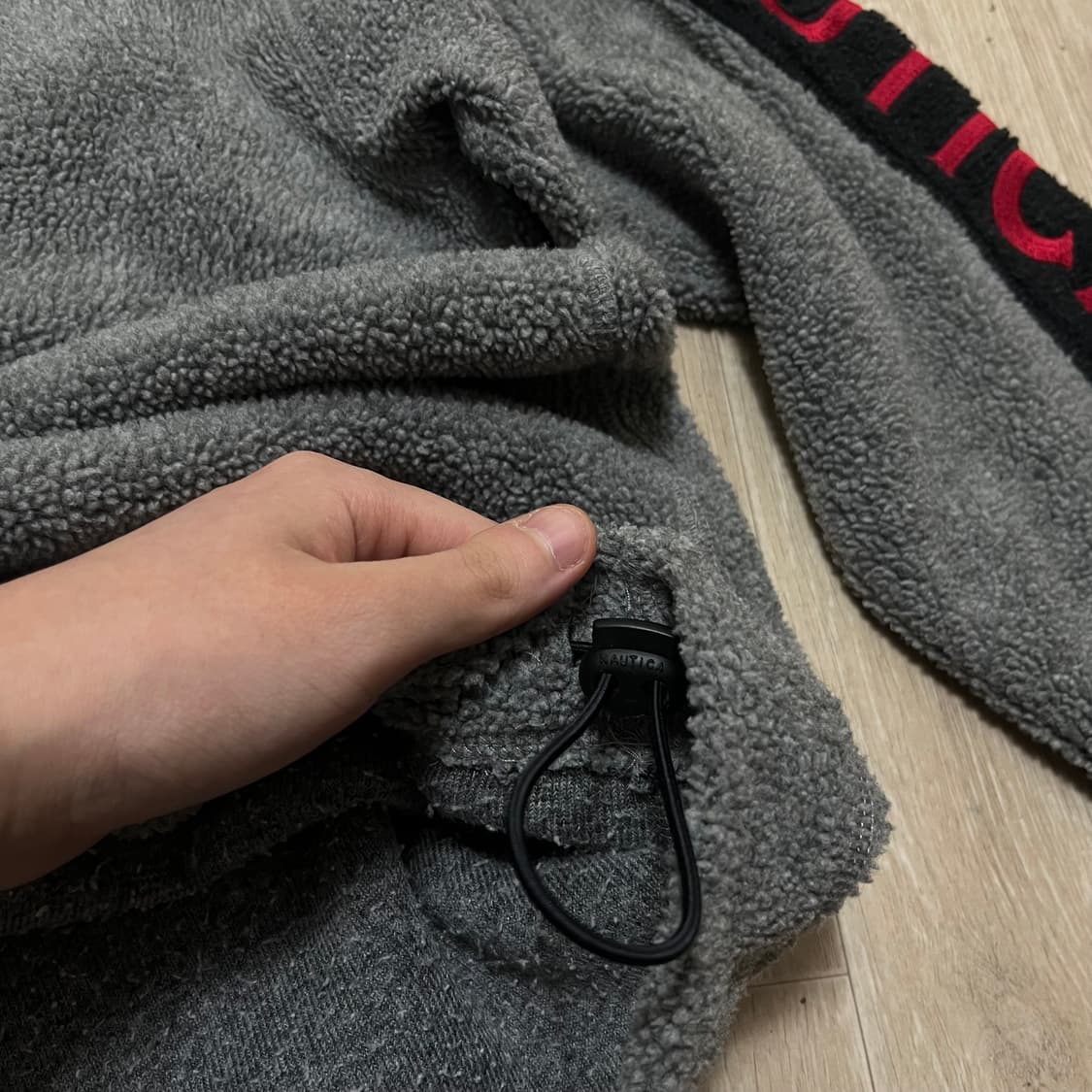 노티카 오리지널 로고 사이드라인 반집업 후리스 자켓 L 상품이미지7