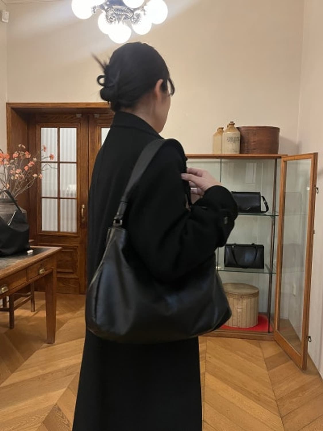 투티에 나셀 소가죽 블랙 상품이미지3