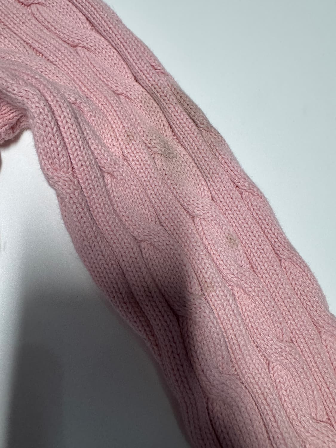 키즈 폴로 랄프로렌 핑크 코튼 케이블 가디건 8 상품이미지6