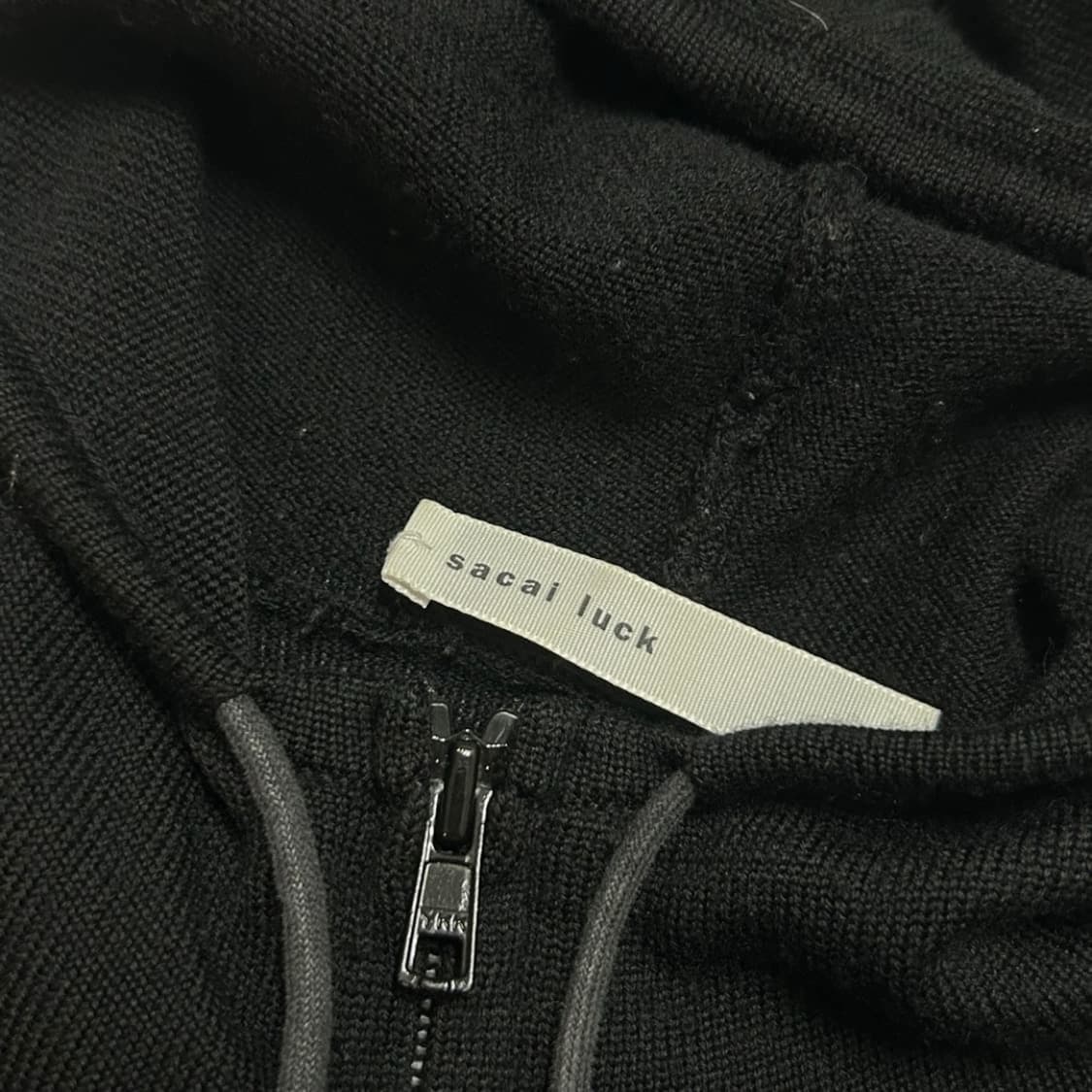 사카이 울 후드 집업 상품이미지3