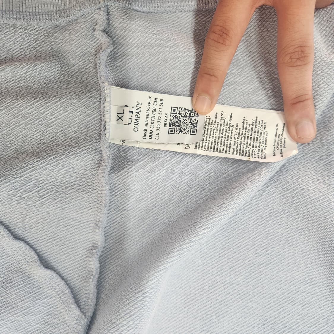 (민트급) Cp컴퍼니 고글 후드집업 할로겐블루(xL) 상품이미지2