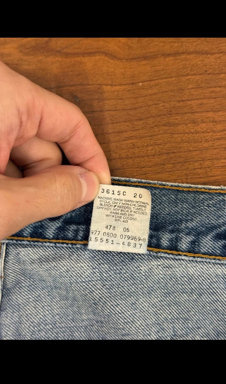 36) 00s Levi's 550 Relaxed Fit Tapered L 상품이미지8