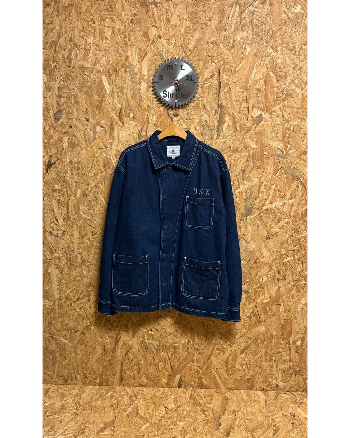 USN 미군 프린팅 데님 자켓  상품이미지1
