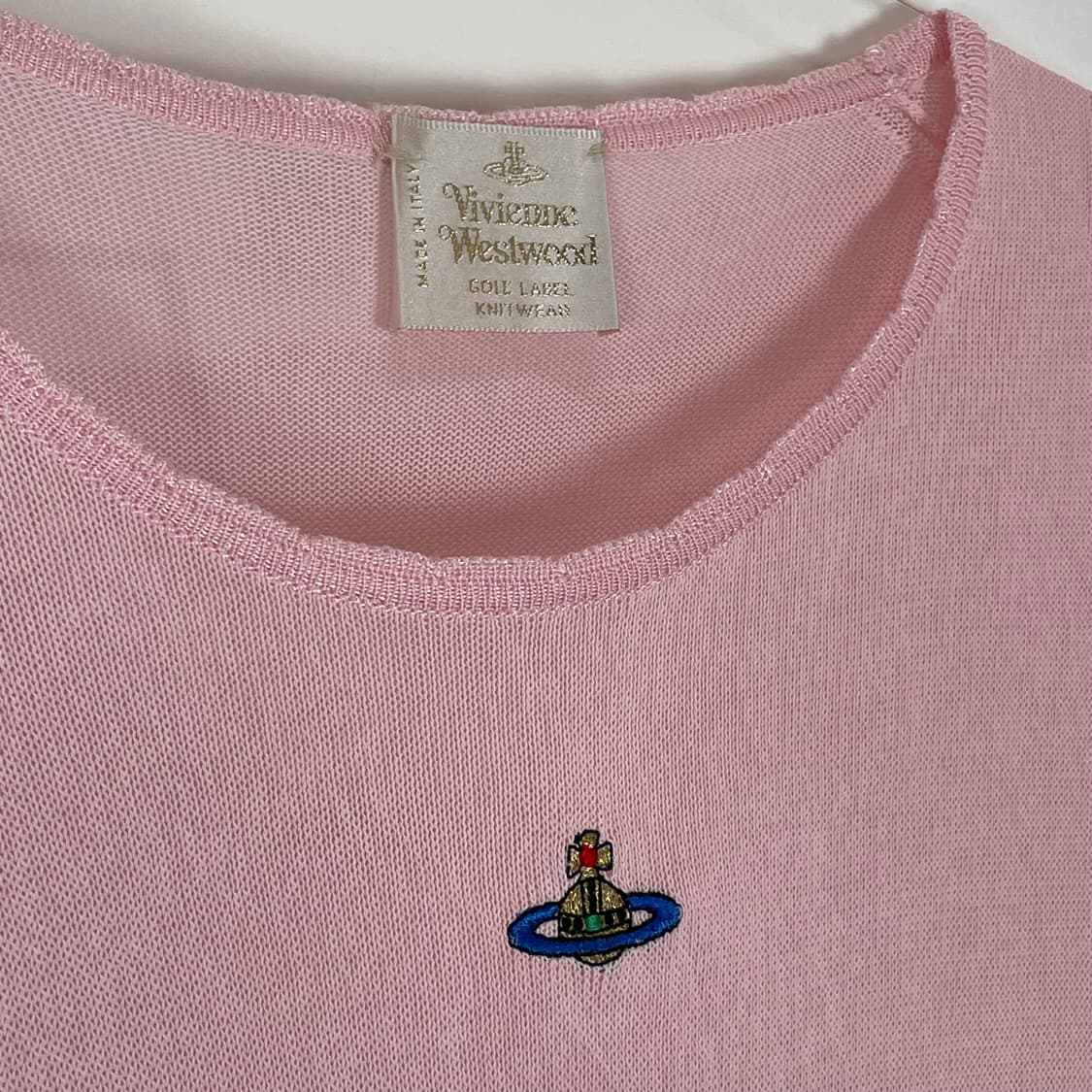 비비안웨스트우드 orb 오브 니트 티셔츠 상품이미지2