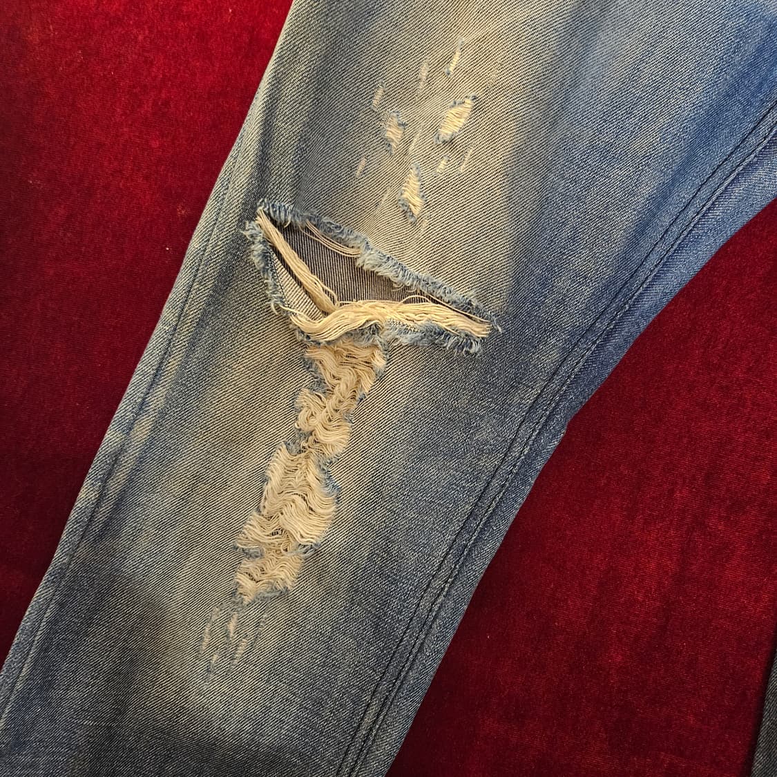 디젤(DIESEL) 자티니 데미지 데님 팬츠 32 size 상품이미지3