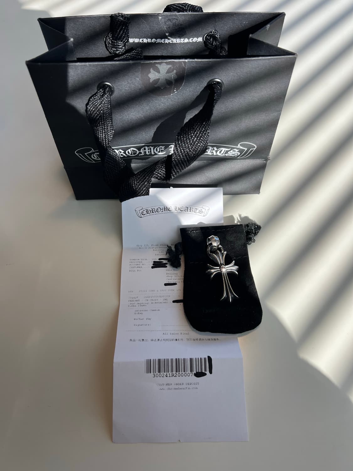 크롬하츠 스몰 크로스 위드 베일 상품이미지1