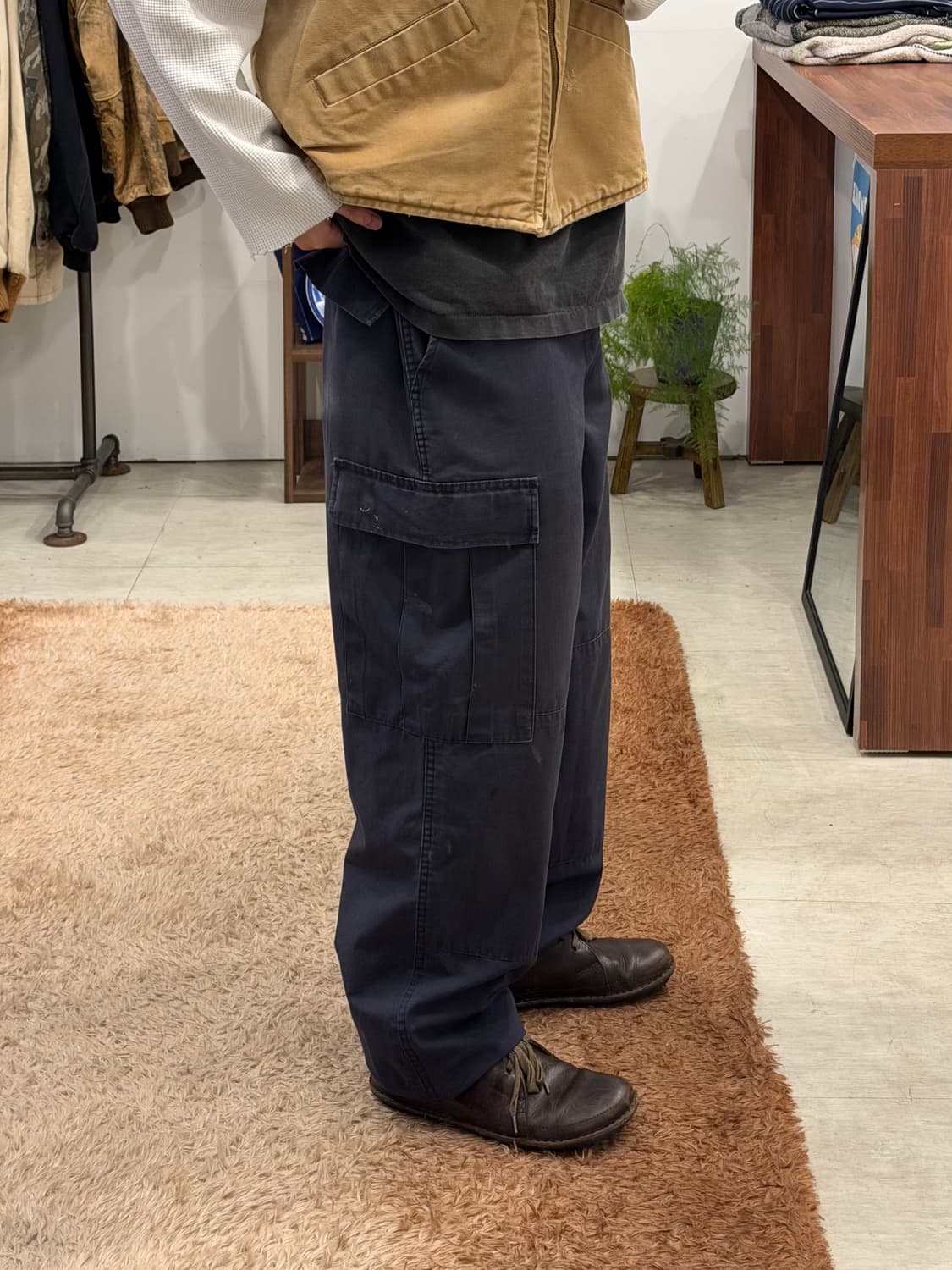 90s Camco 밀리터리 립스탑 BDU 필드 팬츠 (34-37) USA 상품이미지3