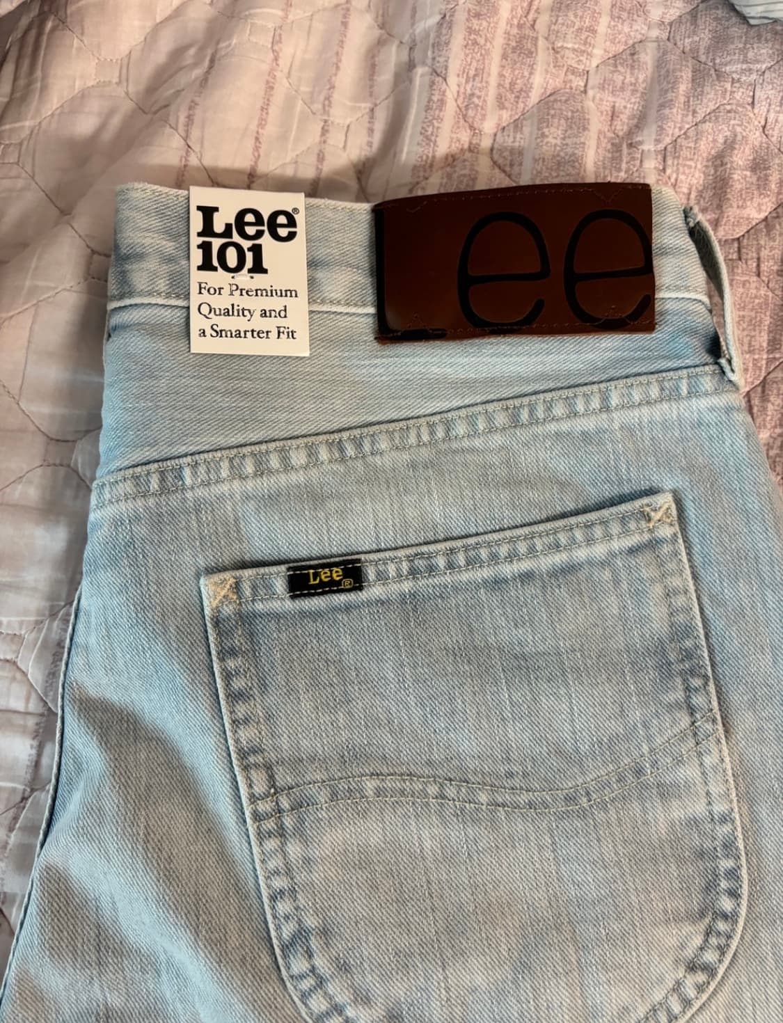 [새제품] lee101 셀비지 연청 데님 30/32사이즈 상품이미지3