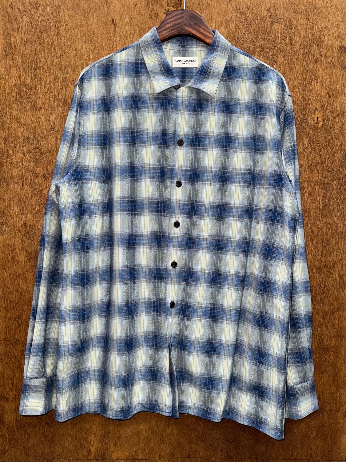 생로랑 파리 비스코스 플란넬 셔츠 상품이미지1