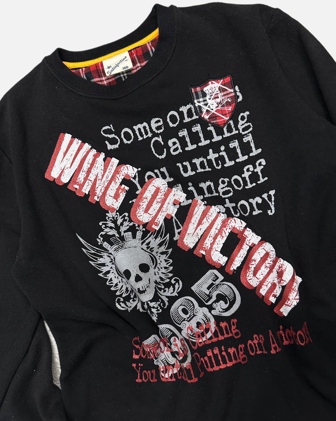 grunge skull lettering t-shirt 상품이미지2
