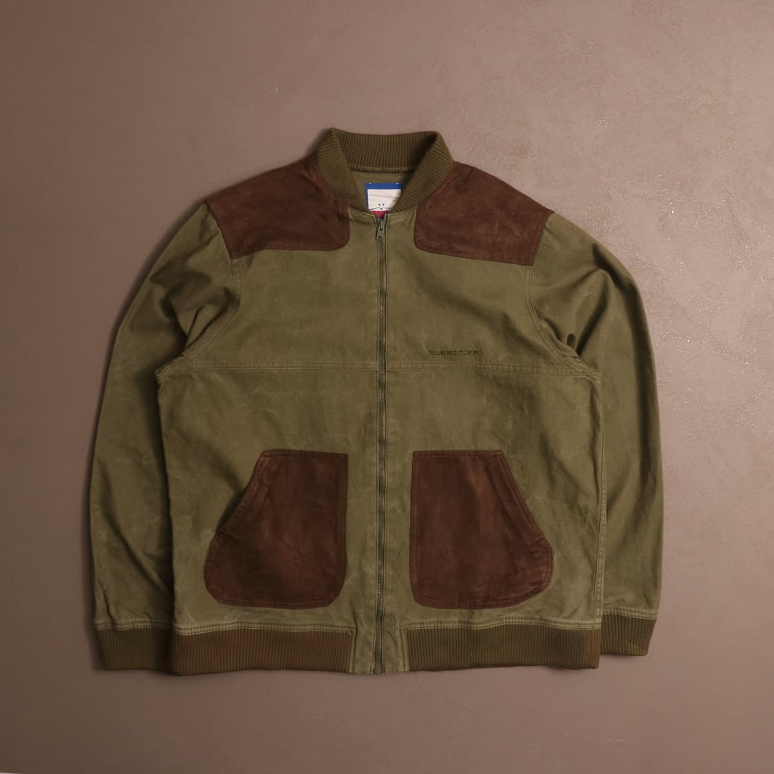 90's 일본빈티지 헤비코튼 워크 블루종 자켓 A1417 상품이미지1