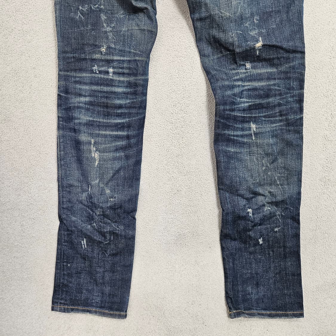 디스퀘어드2 루키3 레더 패치 데님 팬츠 44 상품이미지6