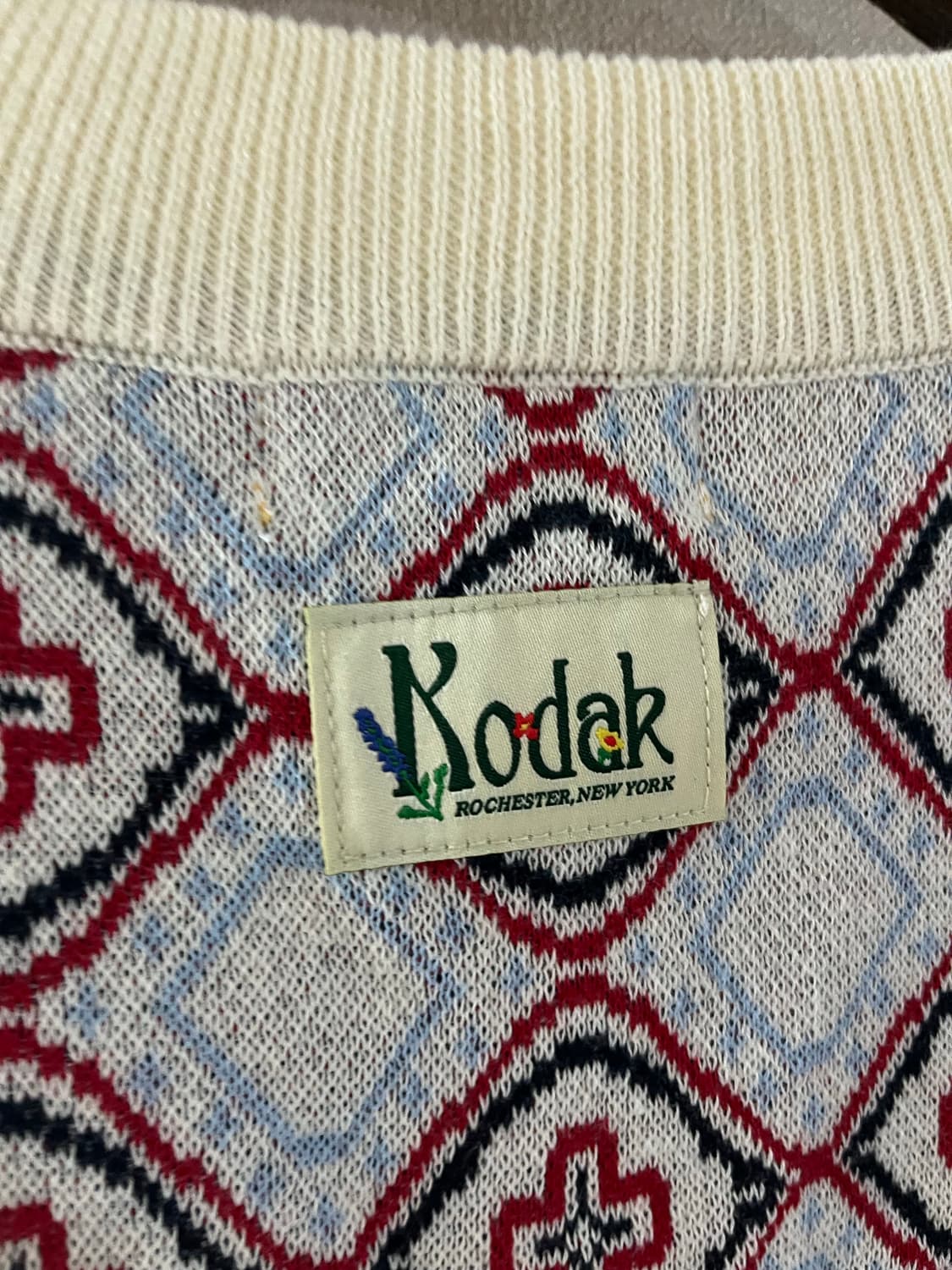 kodak 코닥패턴니트베스트 상품이미지7