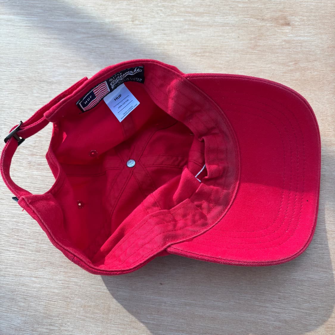 HUF Red Box Logo Cap 상품이미지2