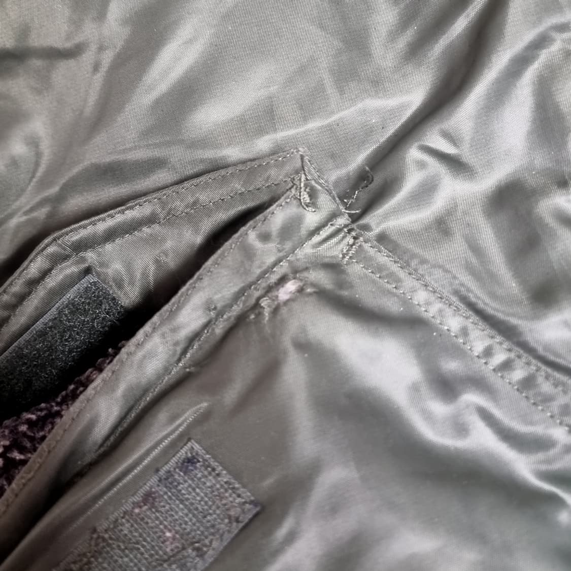 복각 ma-1 C-4 그린 봄버 자켓(105) 상품이미지7