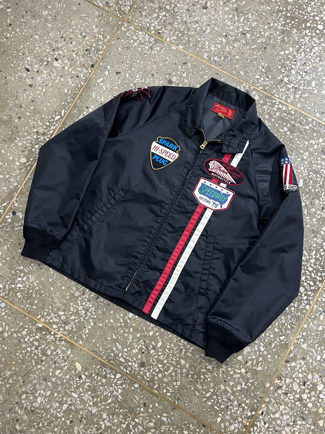 Indian Motercycles Nylon Racing Jacket 상품이미지2
